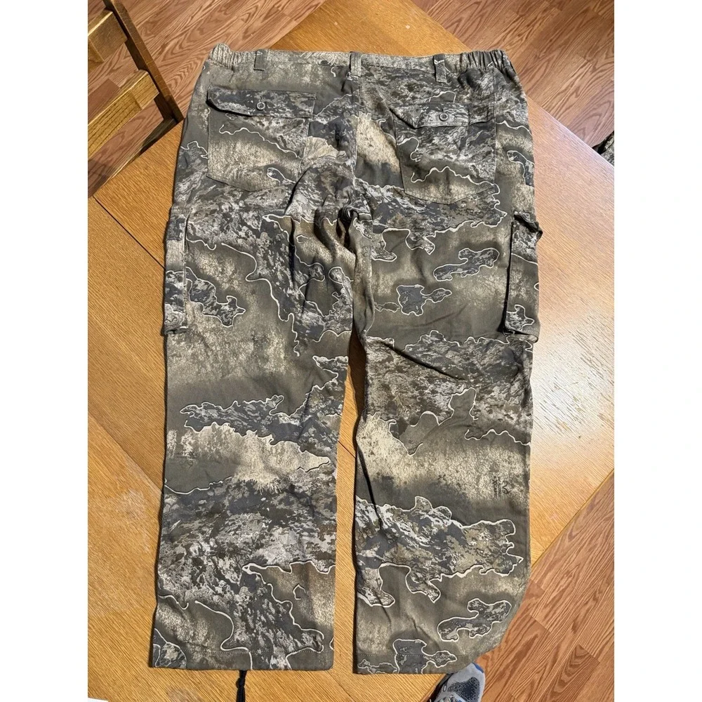 Realtree Escape Camp Cargo Pants Mens 2XL‎ (44x32) Cargo Pockets Hunting Stretch